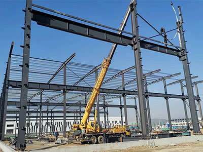 Bir polad quruluş fabrikinin quruluşunun tikinti sahəsi nədir?