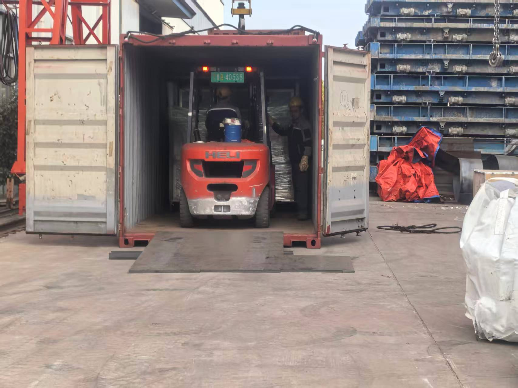 Liweiyuan polad strukturunun Çelik məhsullarını dəstəkləyən polad quruluş ixracatı